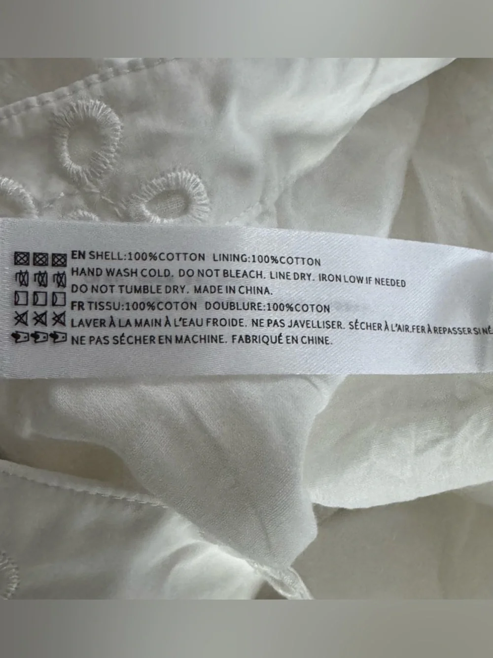 Anthropologie En Saison Women's Marina Cotton Eyelet Shorts Size M New